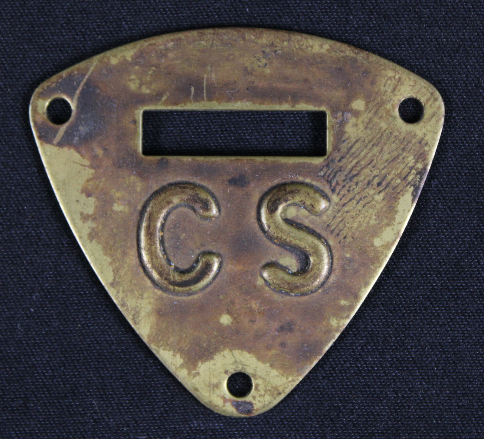 Civil War Era Confederate Stamped Saddle Insignia (SNR): Description coming soon! Bidders are welcome to preview items in person during our normal operating hours Tuesday through Saturday 11am-6pm. Estimated shipping parcel size (LxWxH) 6 inches x 6 inches