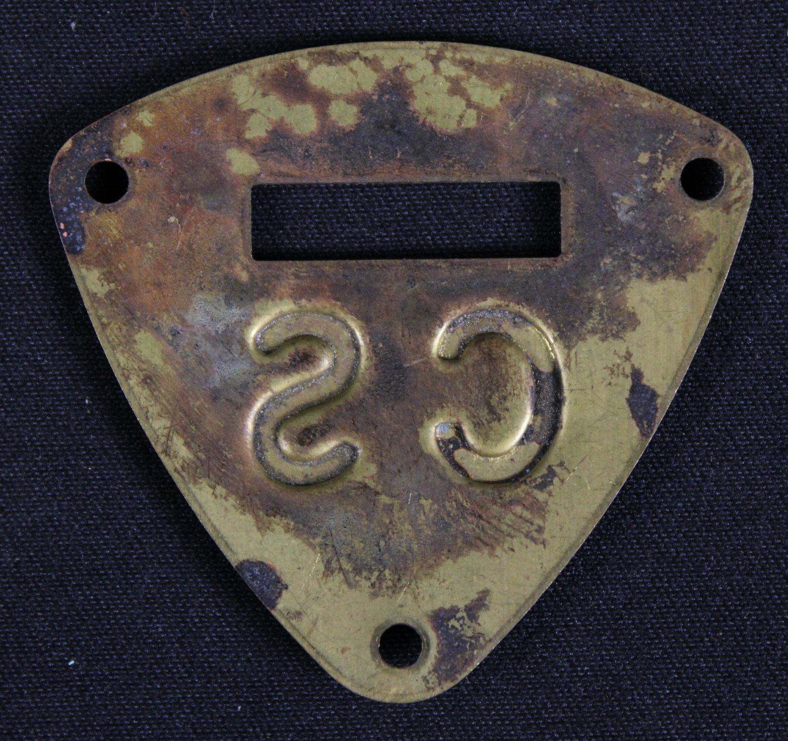 Civil War Era Confederate Stamped Saddle Insignia (SNR) - 2