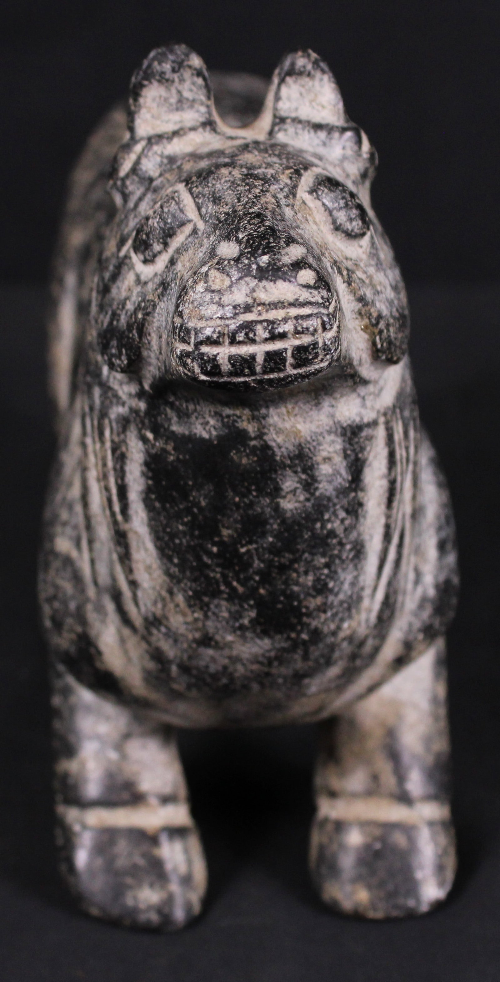Chinese Black Stone Hand-Carved Horse (SNR) - 3