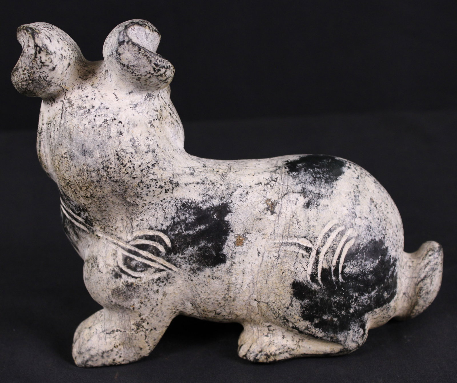 Chinese White Stone Hand-Carved Hair (SNR) - 2
