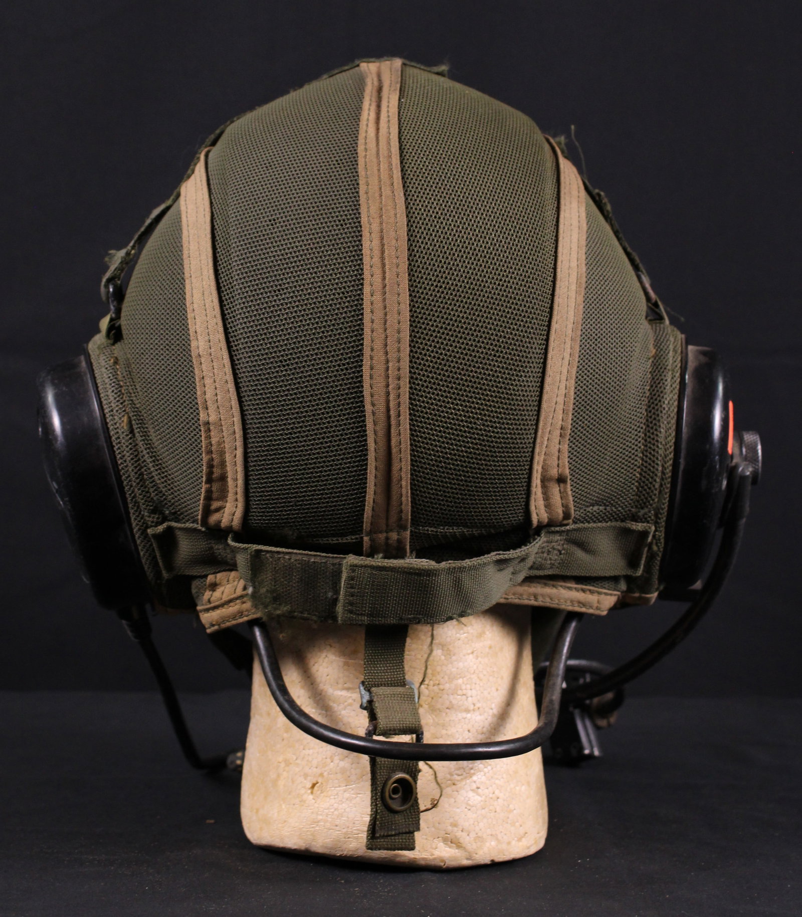 U.S. Combat Vehicle Crewmen Helmet Liner With Headset (BTJ) - 2