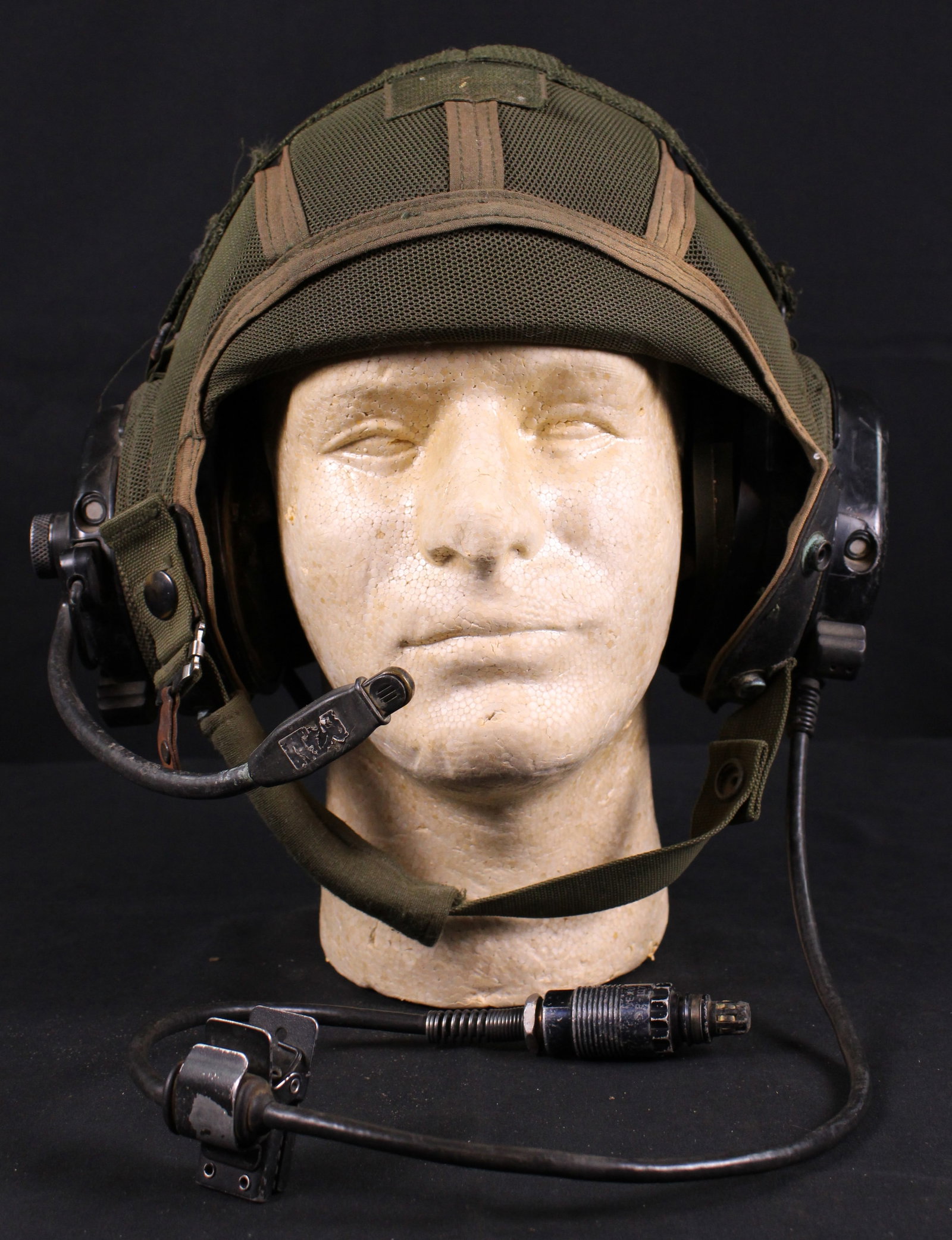 U.S. Combat Vehicle Crewmen Helmet Liner With Headset (BTJ) - 4