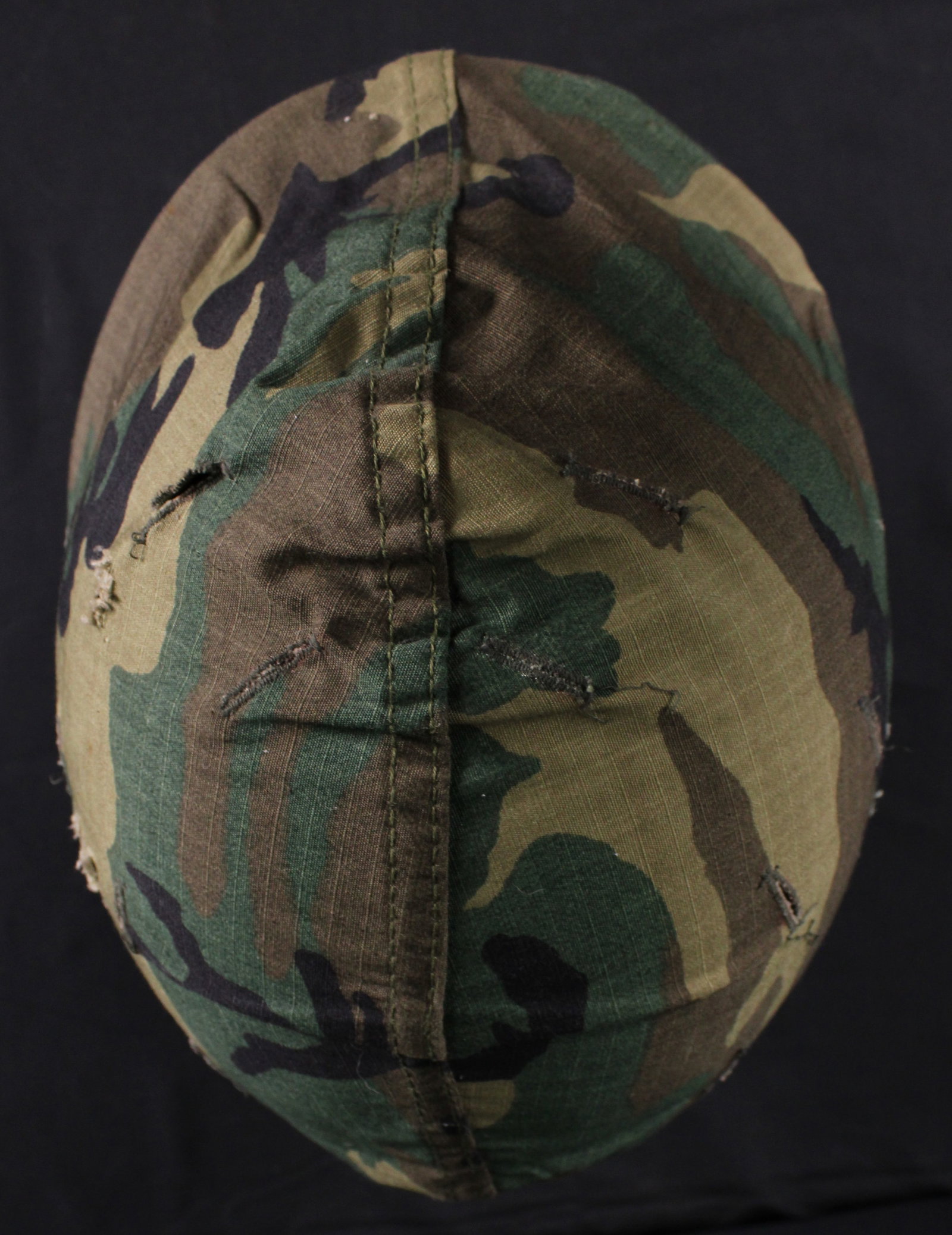 Vietnam Era M1 Helmet with Liner With Post Vietnam M81 Helmet Cover (BTJ) - 5