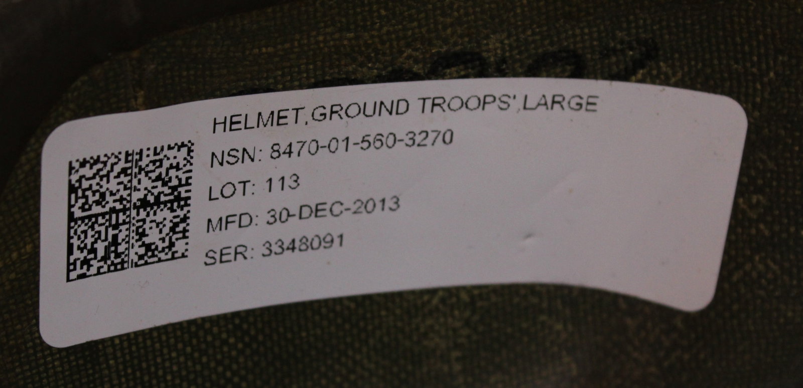 GWOT Era U.S. Marines Kevlar Helmet (BTJ) - 6