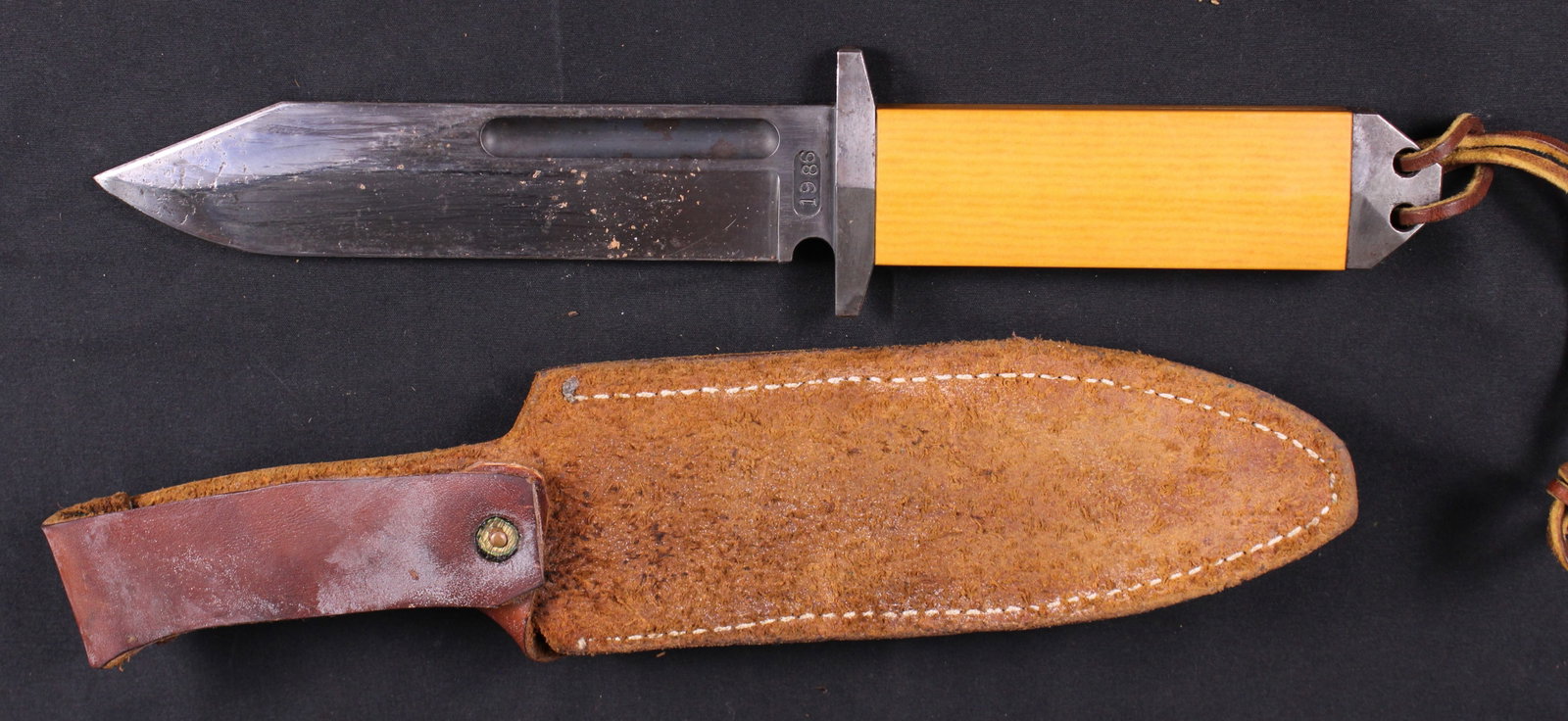 LBA Marked Knife With Sheath (KFC) - 2