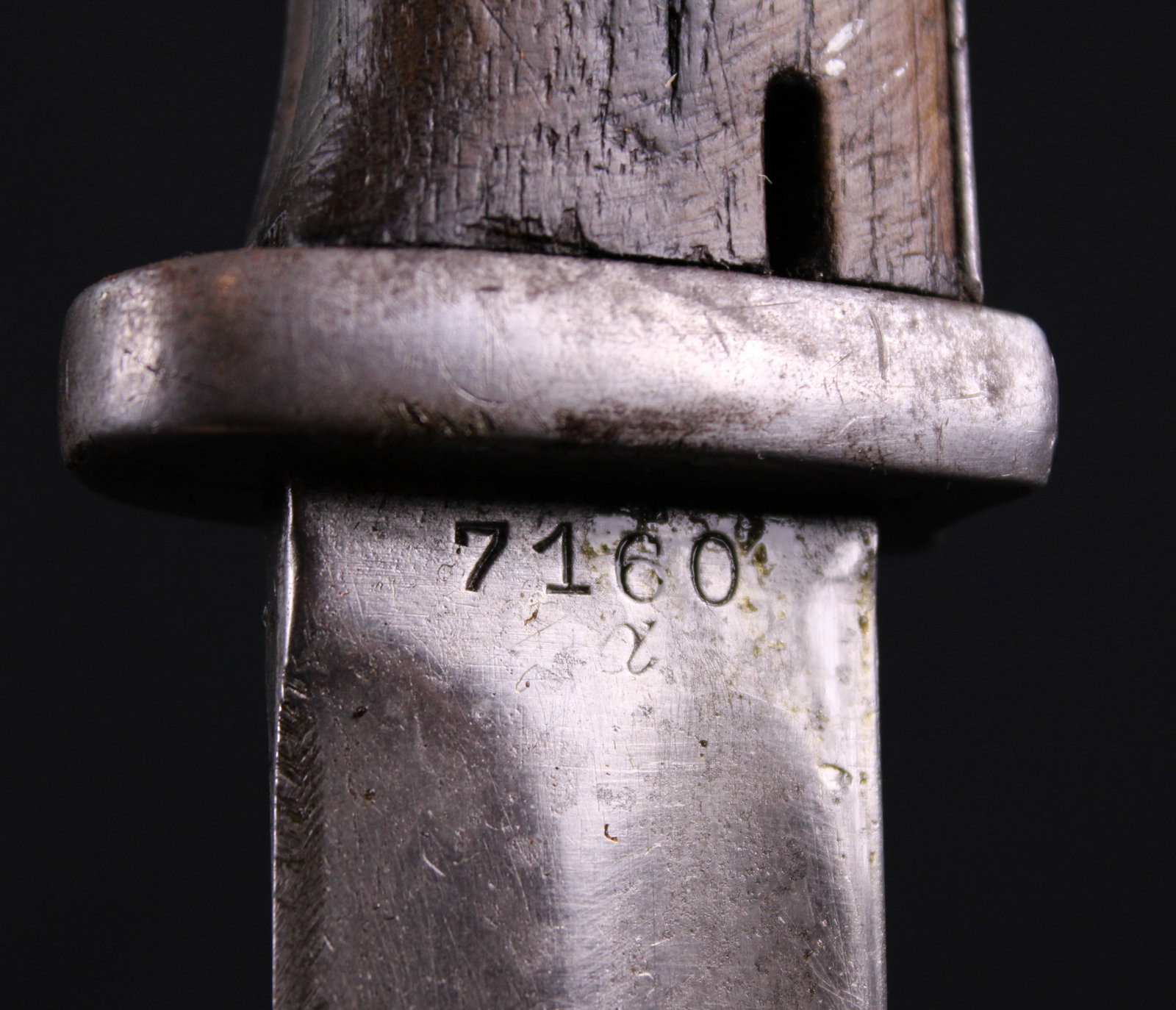 German K98 Bayonet Produced Berg and Co. with Two Sets Of Initials And Frog (BTJ) - 8