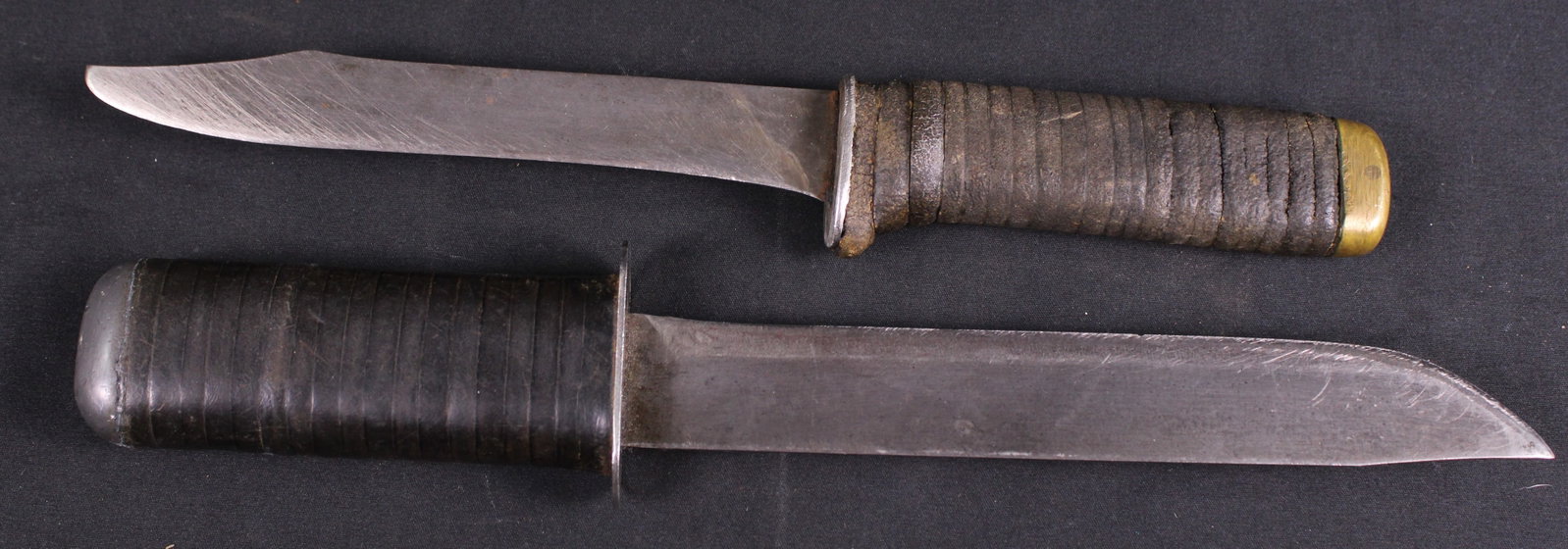 Two Field-Made Fighting Knives c.WWII (NCR) (1 of 2)