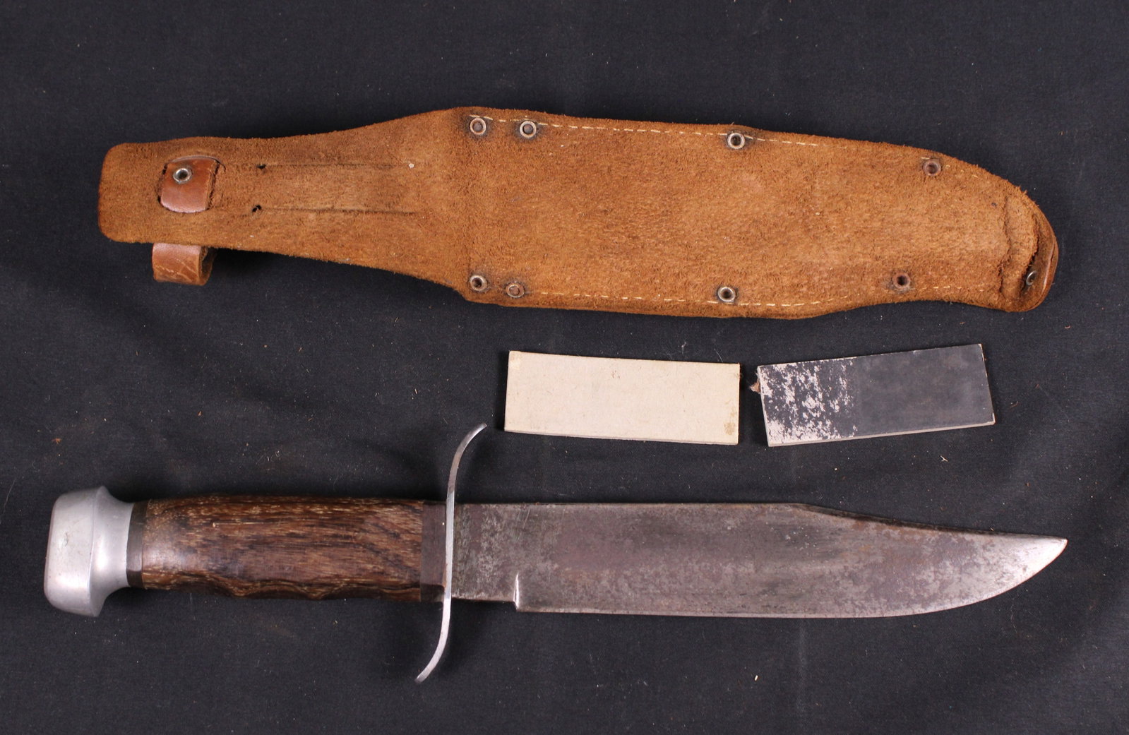 German Made Bowie Knife with Leather Sheath (ATL) (1 of 5)