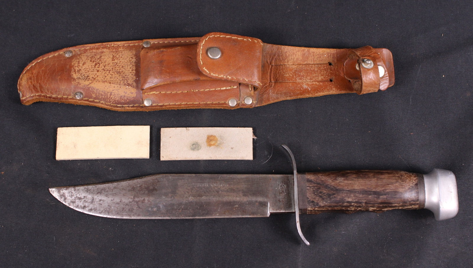 German Made Bowie Knife with Leather Sheath (ATL) - 2