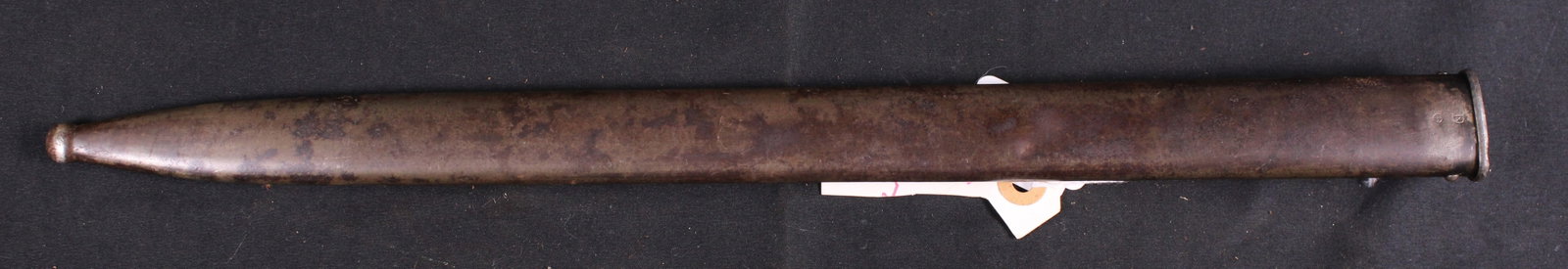 Scabbard for 1909 Mauser Rifle Bayonet (NCR): Description coming soon Bidders are welcome to preview items in person during our normal operating hours Tuesday through Saturday 11am-6pm. Estimated shipping parcel size (LxWxH) 50 inches x 6 inches
