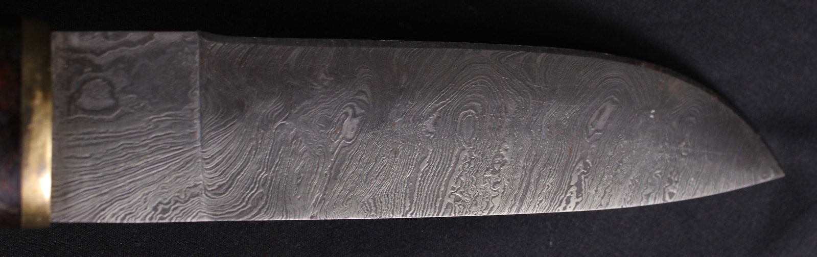 Fixed Blade Damascus Steel Fighting Knife (FMI) - 4
