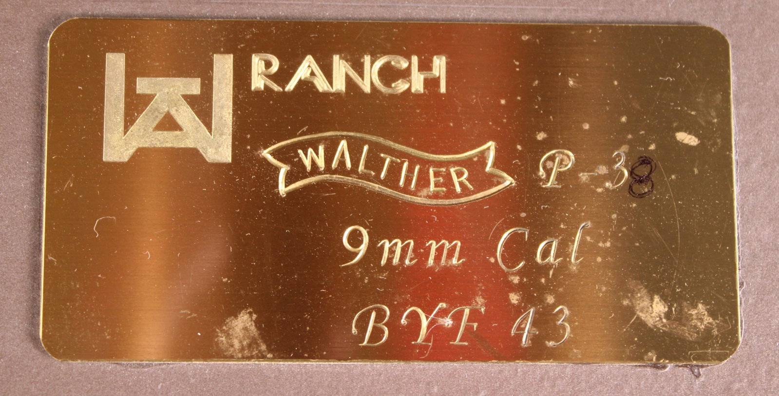 Custom Walther P-38 Presentation Box (JAA) - 2