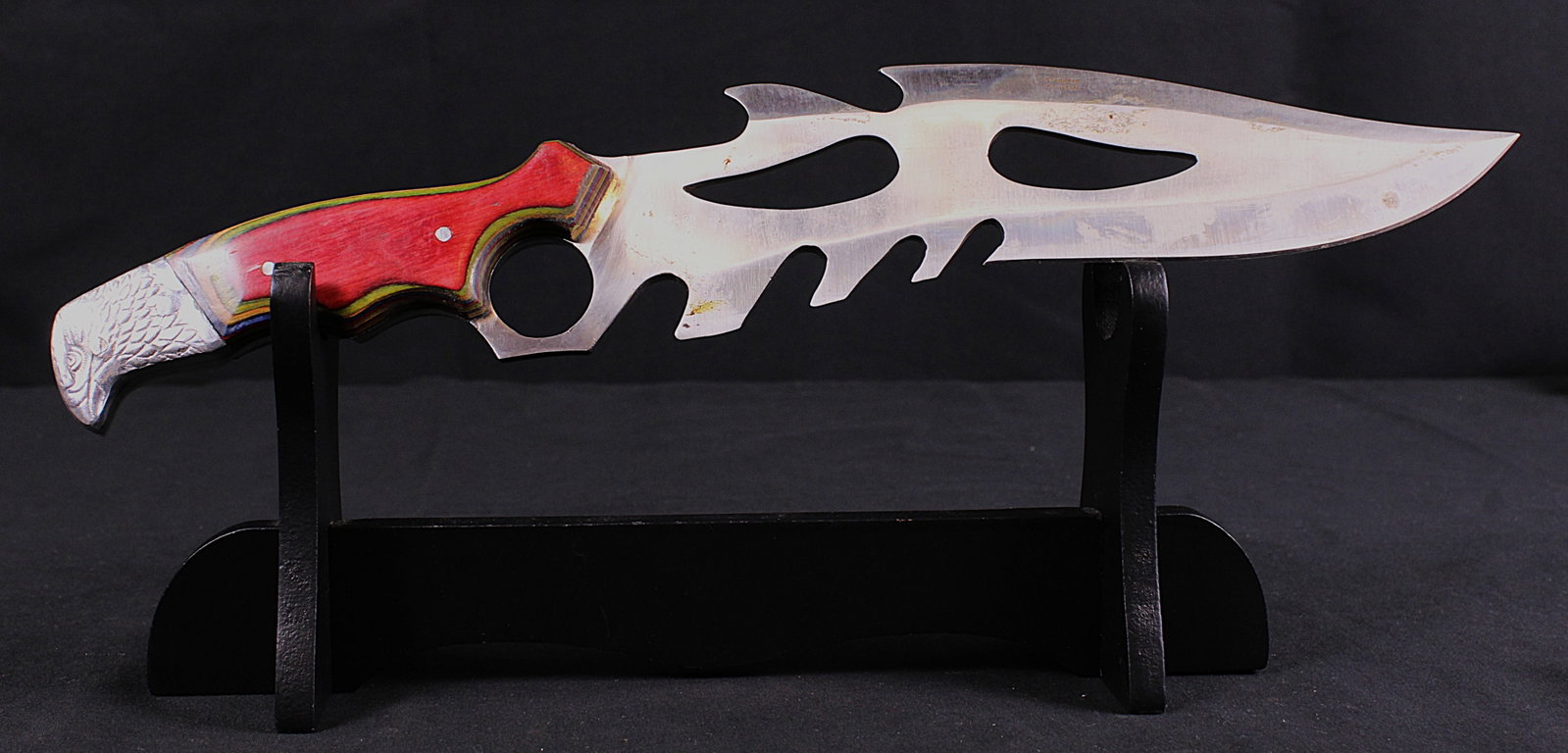 Stainless Steel Pakistani Made Knife With Leather Sheath (SAE) - 4