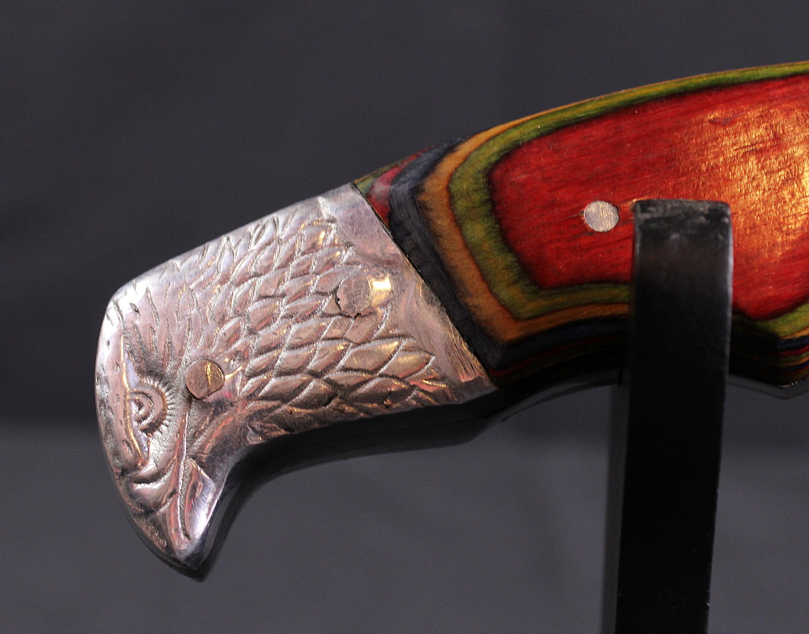 Stainless Steel Pakistani Made Knife With Leather Sheath (SAE) - 5