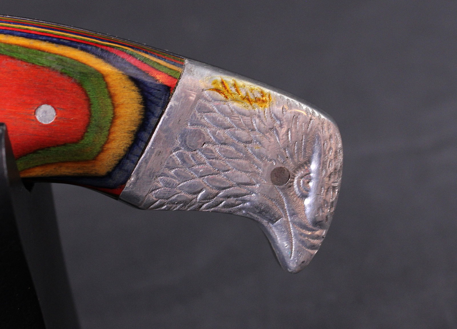 Stainless Steel Pakistani Made Knife With Leather Sheath (SAE) - 6
