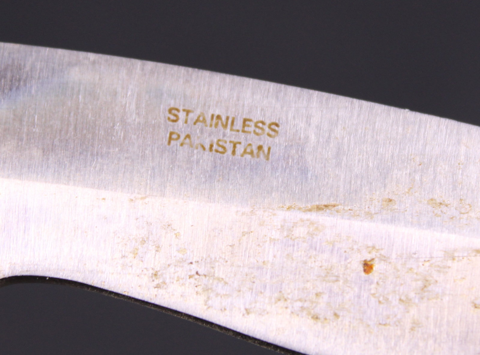 Stainless Steel Pakistani Made Knife With Leather Sheath (SAE) - 7