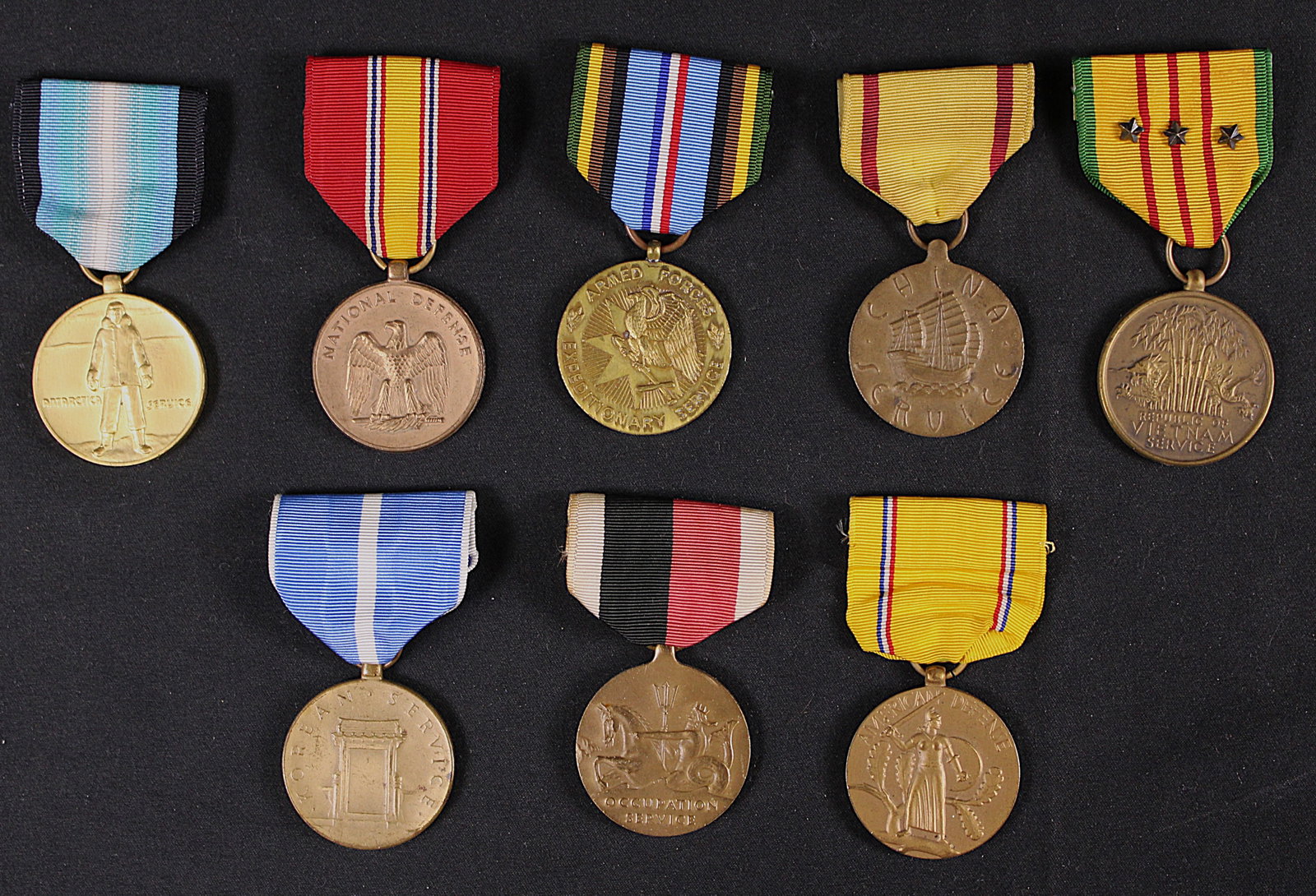 Group Lot Of 18 U.S. Military Full Size Medals (MIC) - 2