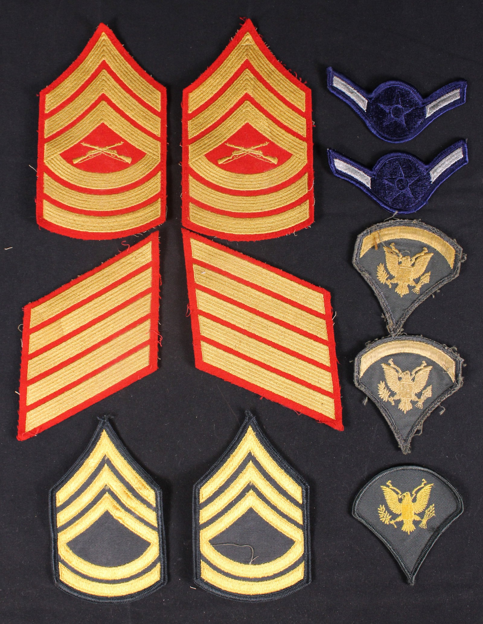 Group Lot Of U.S. Military Insignia (GTM): Description coming soon Bidders are welcome to preview items in person during our normal operating hours Tuesday through Saturday 11am-6pm. Estimated shipping parcel size (LxWxH) 6 inches x 6 inches x