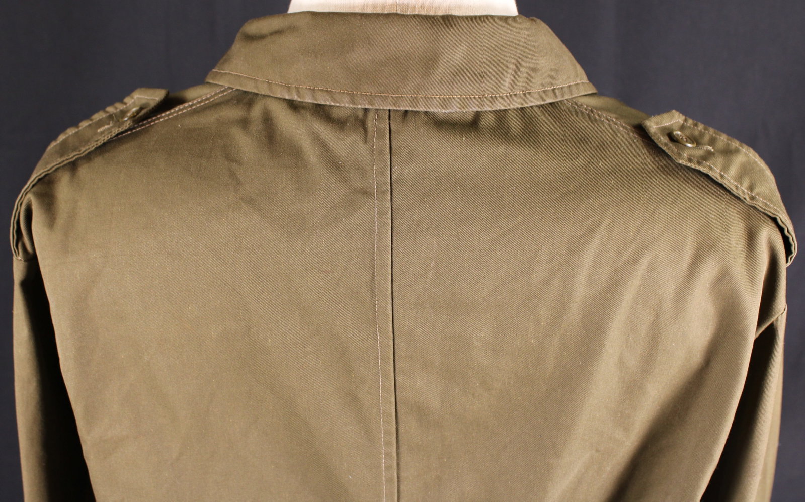 Olive Drab Green Field Jacket With Collar Tabs (JAA) - 9