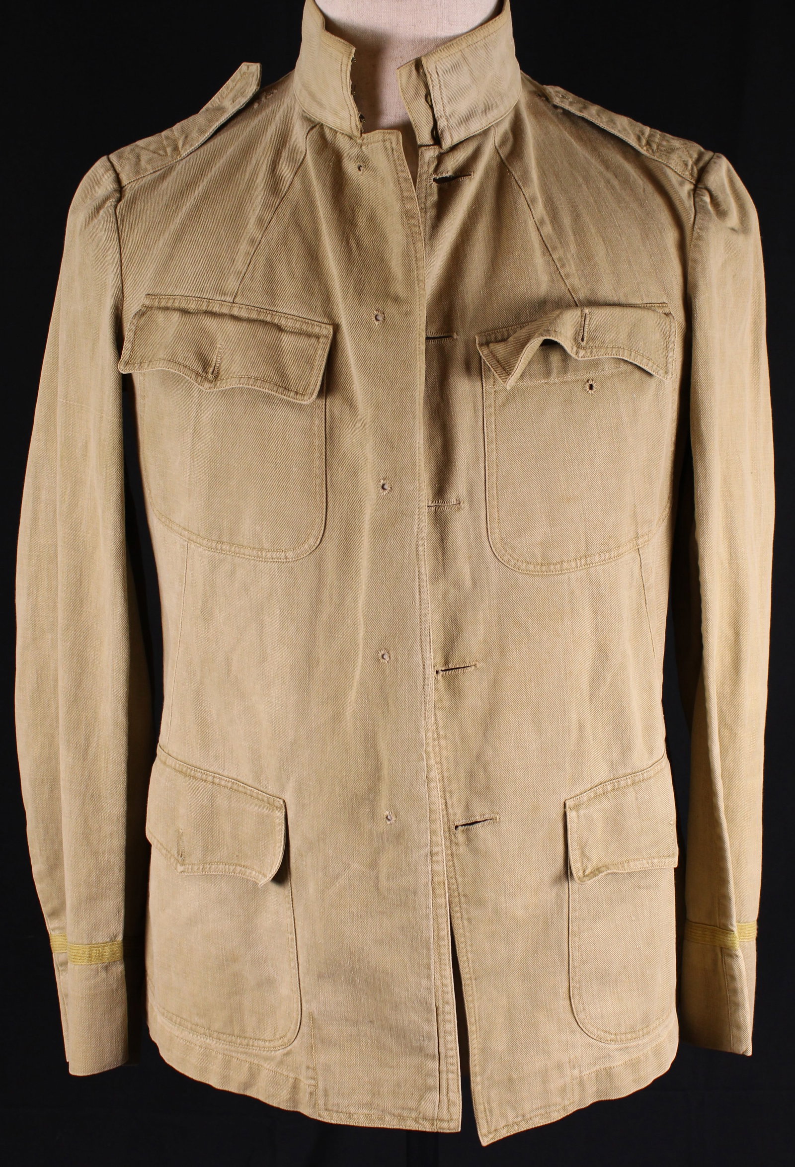WWI Summer Khaki Uniform (FMI): Description coming soon Bidders are welcome to preview items in person during our normal operating hours Tuesday through Saturday 11am-6pm. Estimated shipping parcel size (LxWxH) 12 inches x 12