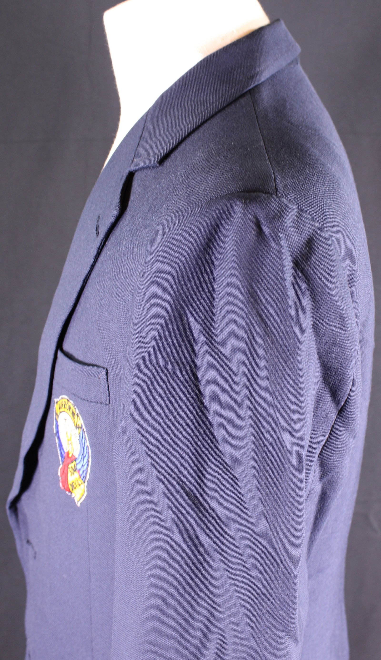 Blue Dress Blazer W/ Patch (BLB) - 5