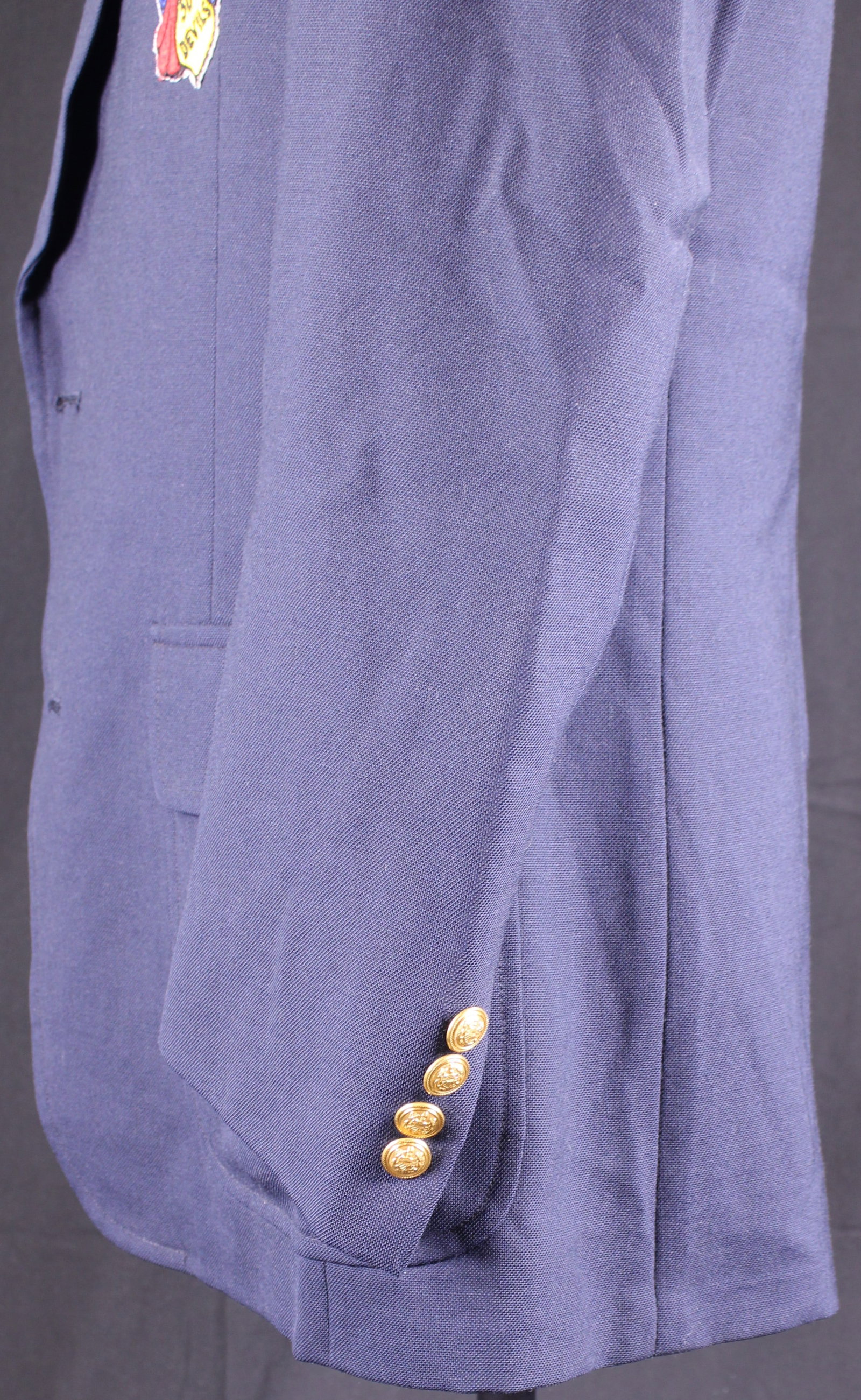 Blue Dress Blazer W/ Patch (BLB) - 6