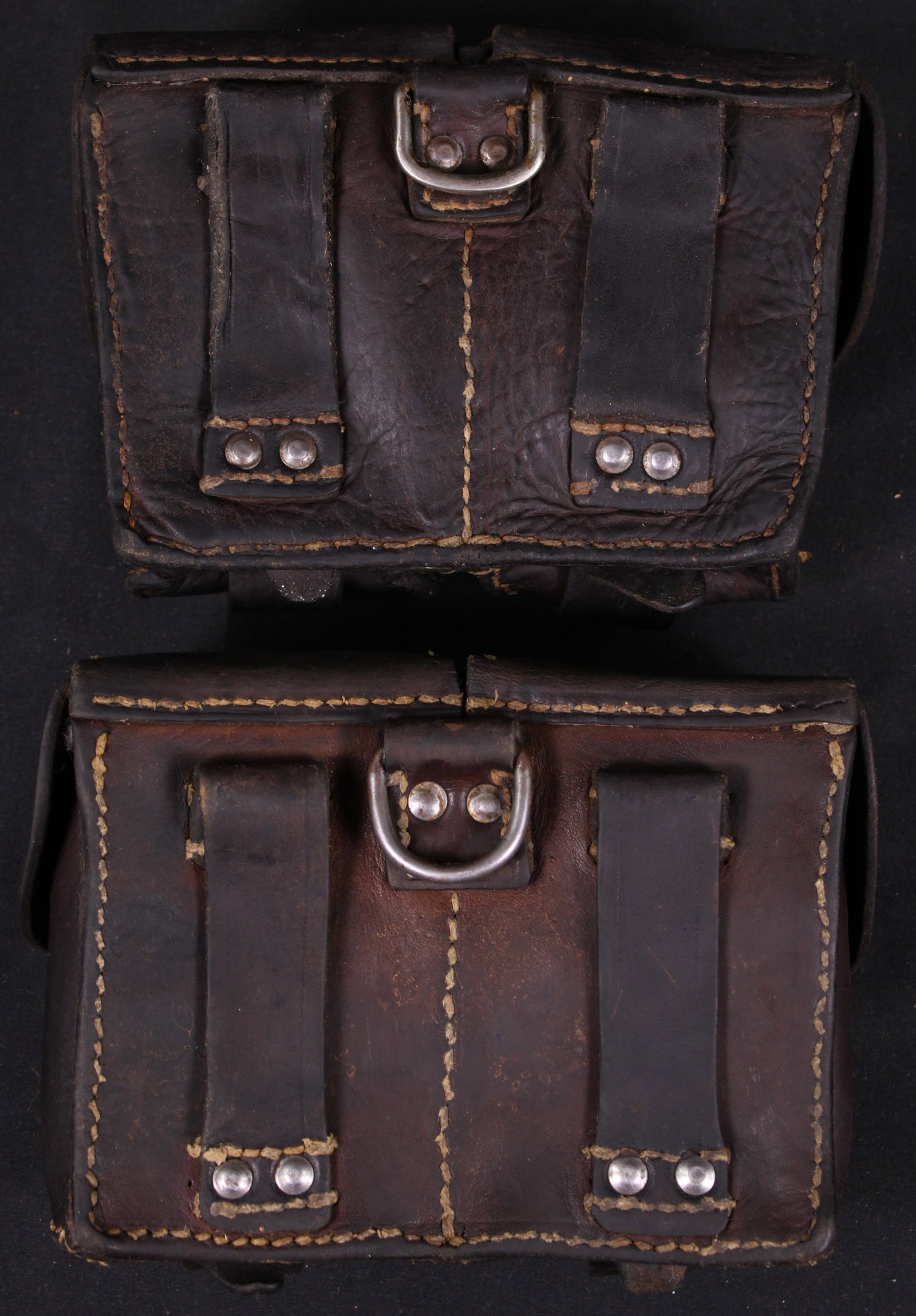 Two Yugoslavian Mauser Dual Ammunition Pouches (MAT) - 2