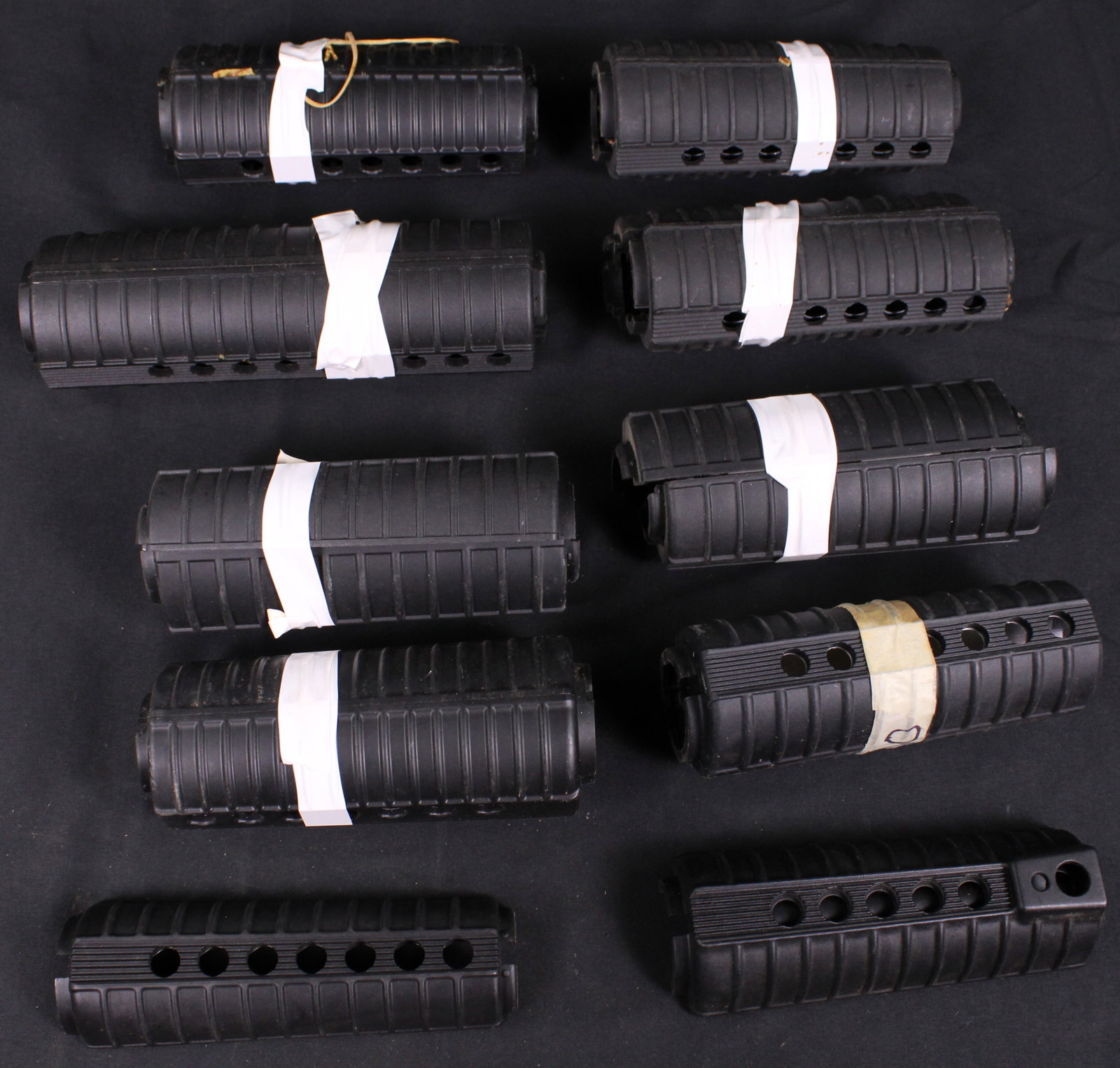 Group Lot Of Nine AR-15 Handguards (VWC): Description coming soon Bidders are welcome to preview items in person during our normal operating hours Tuesday through Saturday 11am-6pm. Estimated shipping parcel size (LxWxH) 12 inches x 12