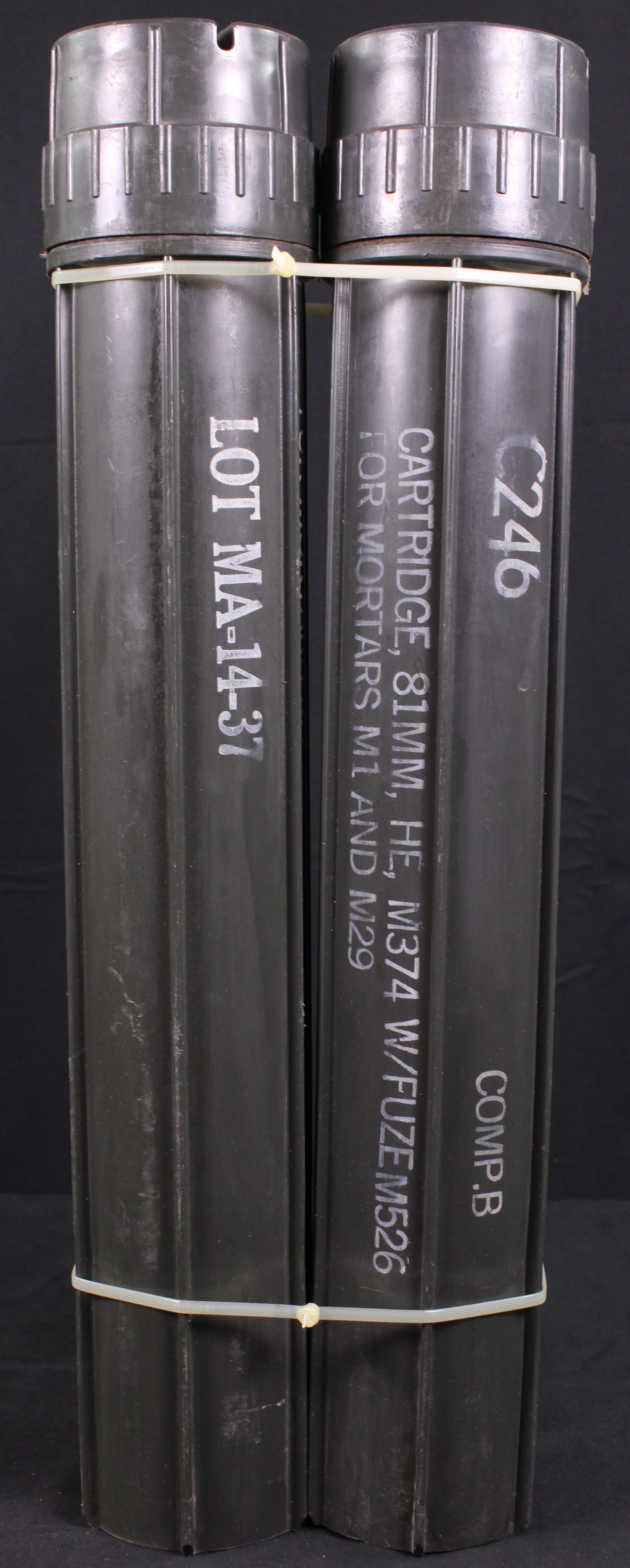81mm Transport Tube (FMI): Description coming soon Bidders are welcome to preview items in person during our normal operating hours Tuesday through Saturday 11am-6pm. Estimated shipping parcel size (LxWxH) 24 inches x 8 inches