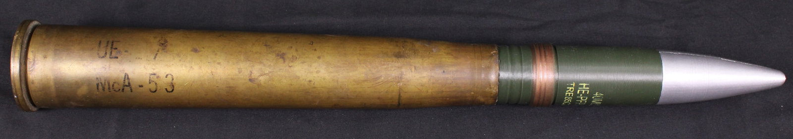 U.S. Navy MK. 2 Shell Case W/ 3D Printed Projectile (SAE): Description coming soon Bidders are welcome to preview items in person during our normal operating hours Tuesday through Saturday 11am-6pm. Estimated shipping parcel size (LxWxH) 24 inches x 6 inches