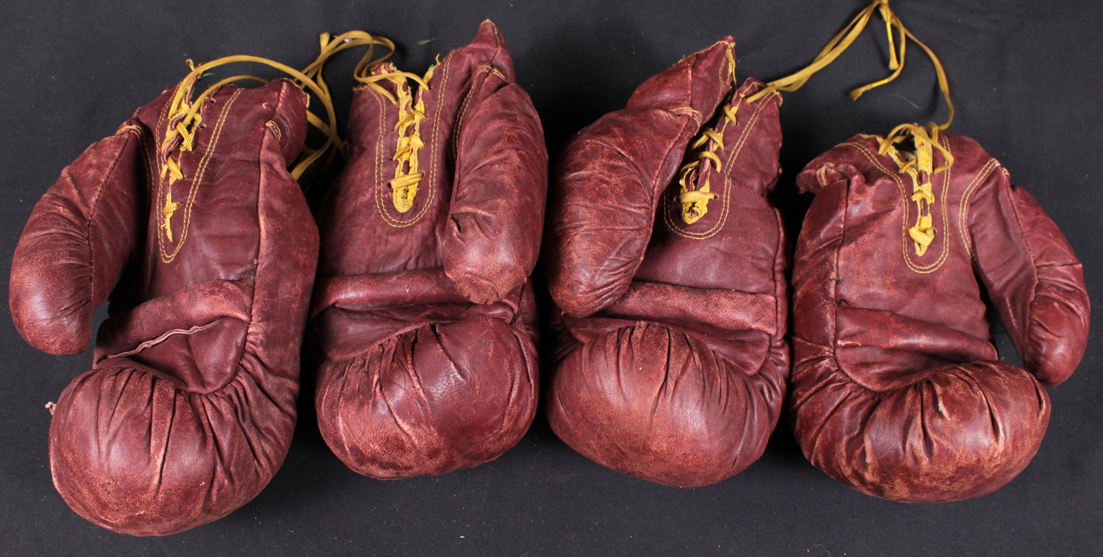 Two Pairs Of Vintage U.S. Navy Boxing Gloves c.WWII (JAA) - 2