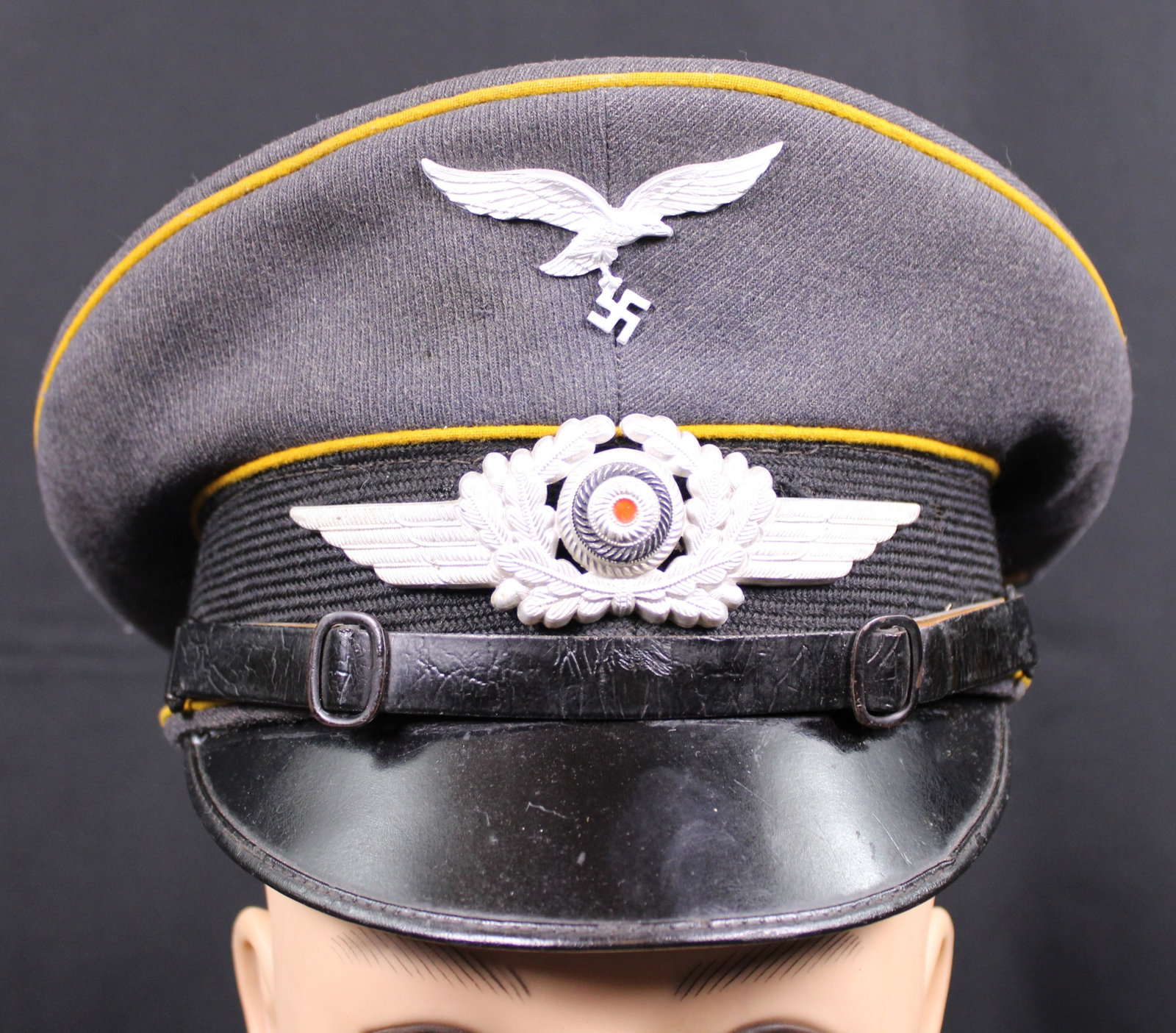 Authentic German WWII Luftwaffe NCO/Enlisted Flight Cover (MME) - 2