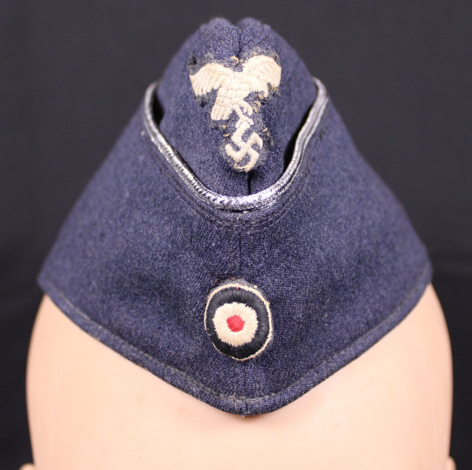 Authentic WWII Luftwaffe Oversea Side Cap (MME) - 2