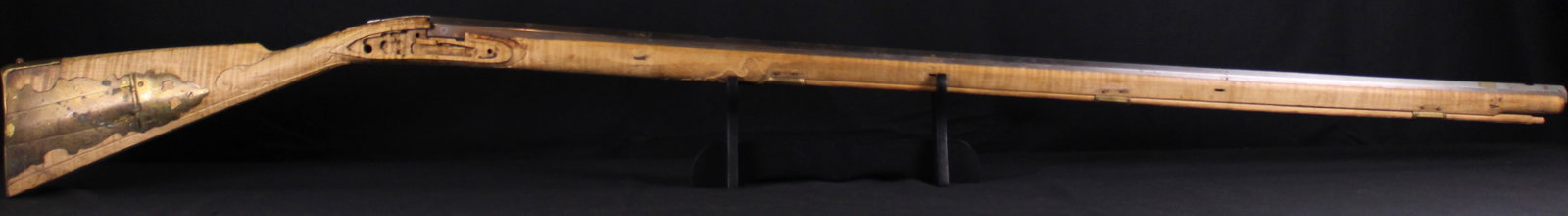 Tiger-Striped Flintlock Gunsmith Special (FMI): Description coming soon! Bidders are welcome to preview items in person during our normal operating hours Tuesday through Saturday 11am-6pm. Estimated shipping parcel size (LxWxH) 60 inches x 6