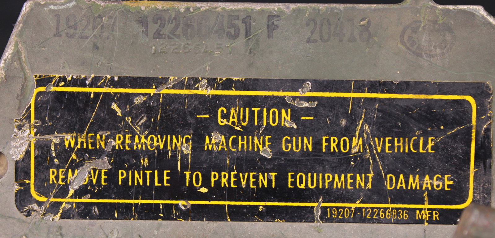 Vietnam War Era M142 M60 SAW Pintal Cradle (FMI) - 6