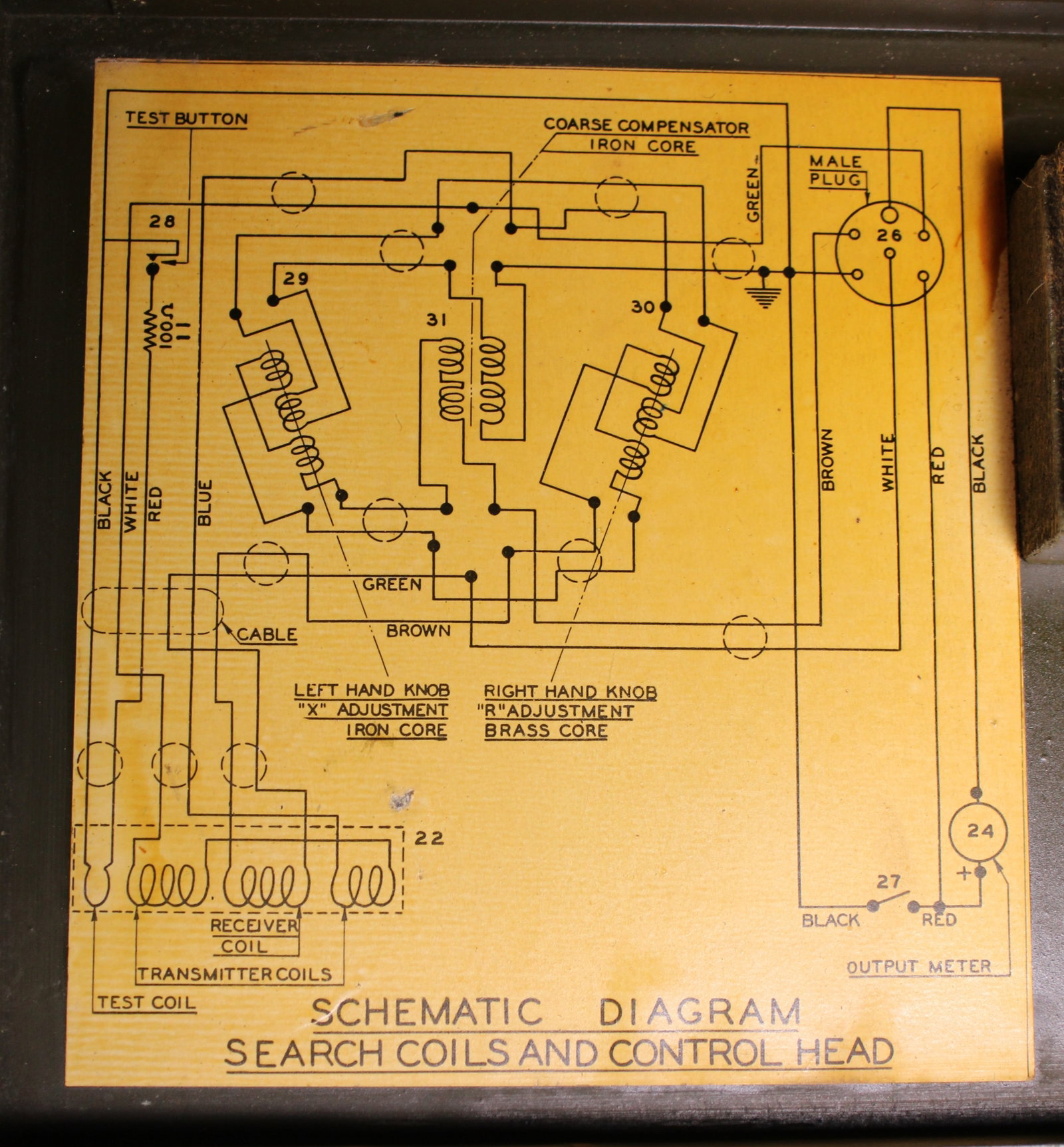 WWII US Army Signal Corps Deltrola Corp. Mine Detector (HGC) - 15