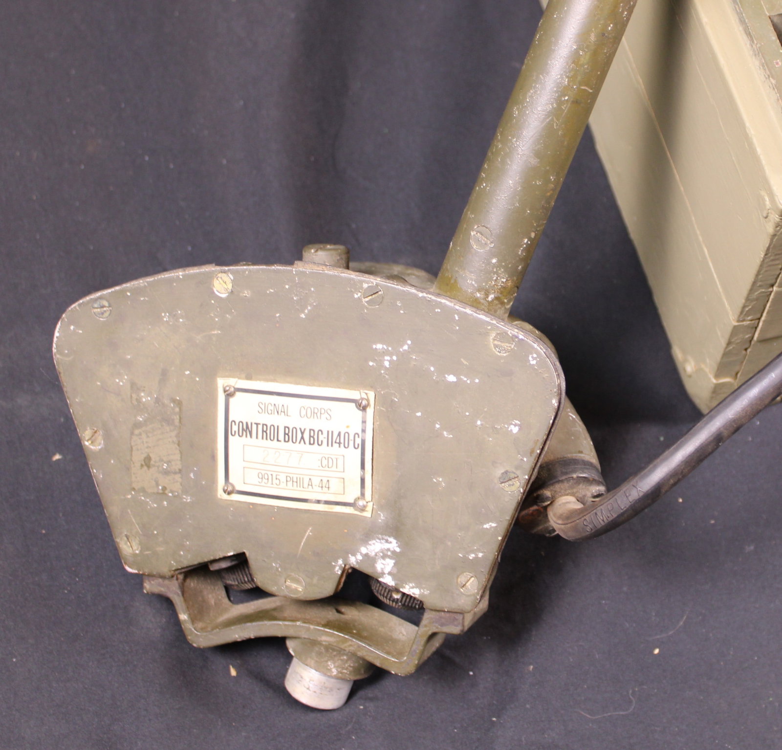 WWII US Army Signal Corps Deltrola Corp. Mine Detector (HGC) - 3