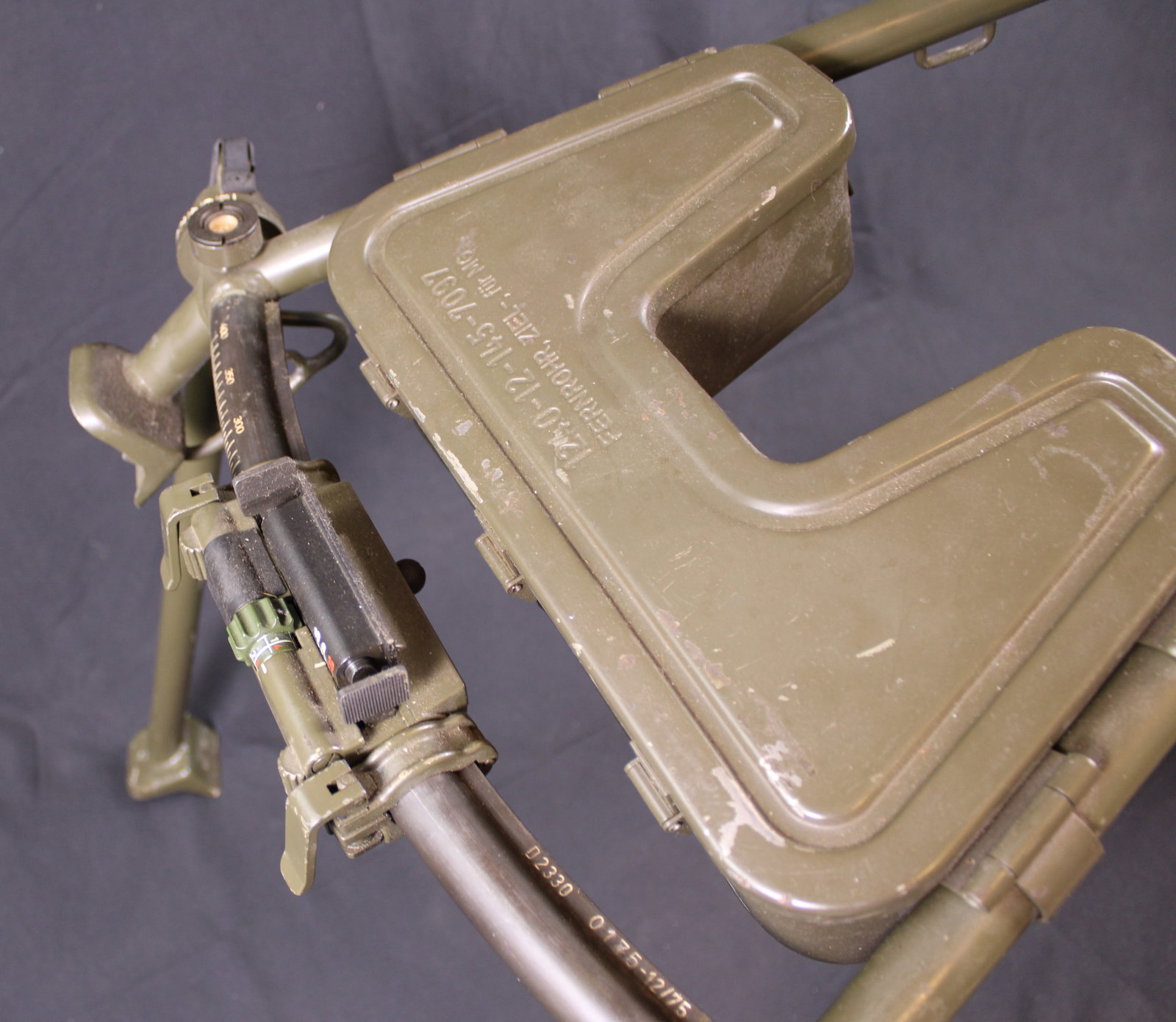 Post War German Heckler and Koch Marked MG3 Tripod w/ Scope for the MG3/ MG53/ MG42 (FMI) - 12