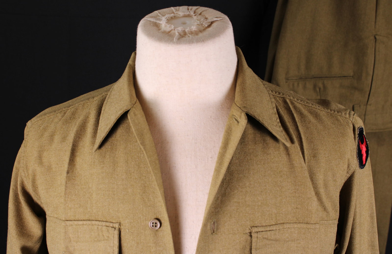 WWII USGI Summer Wool Blouse and Pants (HGC) - 2