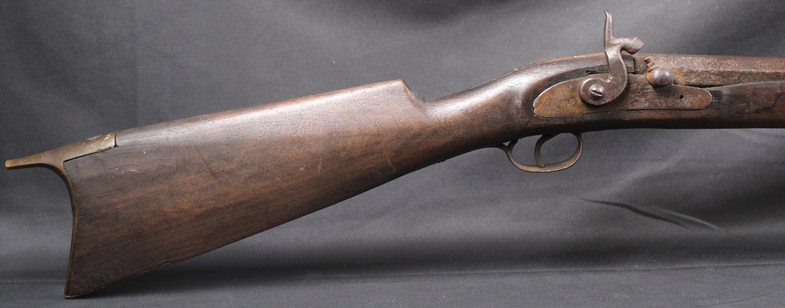 Antique Percussion Cap Long Rifle by J. H. Johnston's Great Western Gunworks of Pennsylvania (SNR) - 2