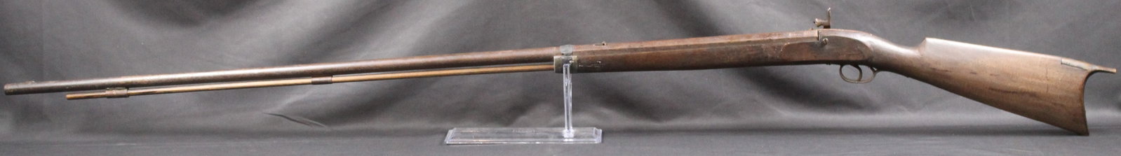 Antique Percussion Cap Long Rifle by J. H. Johnston's Great Western Gunworks of Pennsylvania (SNR) - 8