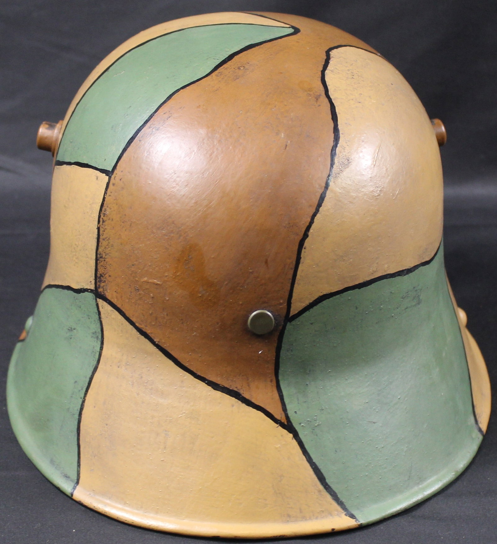 Rare WWI Imperial German Army M1916 Stahlhelm Helmet (SNR) - 3