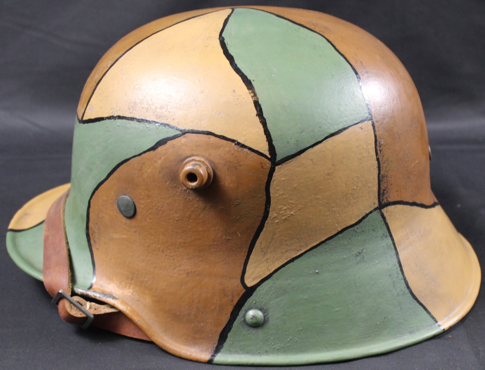 Rare WWI Imperial German Army M1916 Stahlhelm Helmet (SNR) - 4