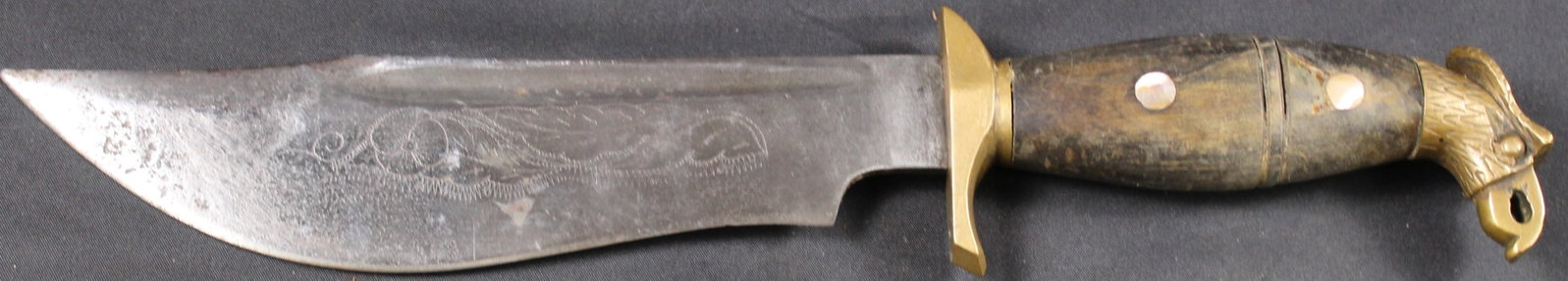Large Fixed-Blade "P.LEPE" Mexican Bowie Knife (SNR) - 2