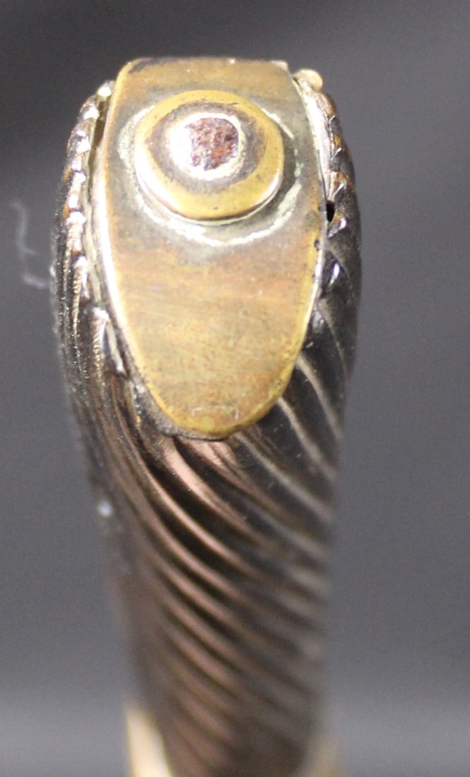 Large Fixed-Blade Hand Engraved Dagger (SNR) - 12