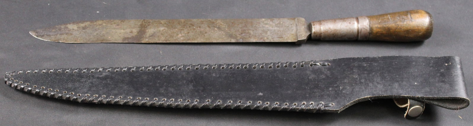 Large Civil War Era Fixed-Blade Knife (SNR) - 2