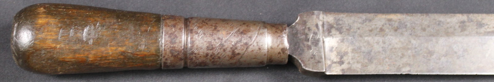 Large Civil War Era Fixed-Blade Knife (SNR) - 5