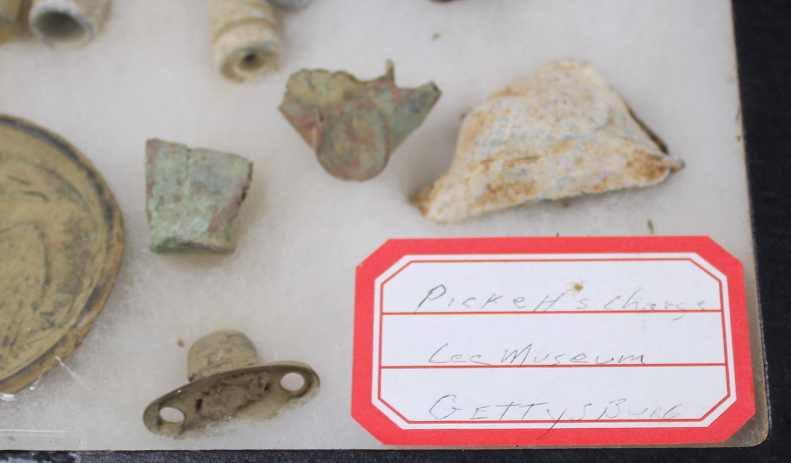 Pickett's Charge Lee Museum Civil War Relic Lot (SNR) - 5