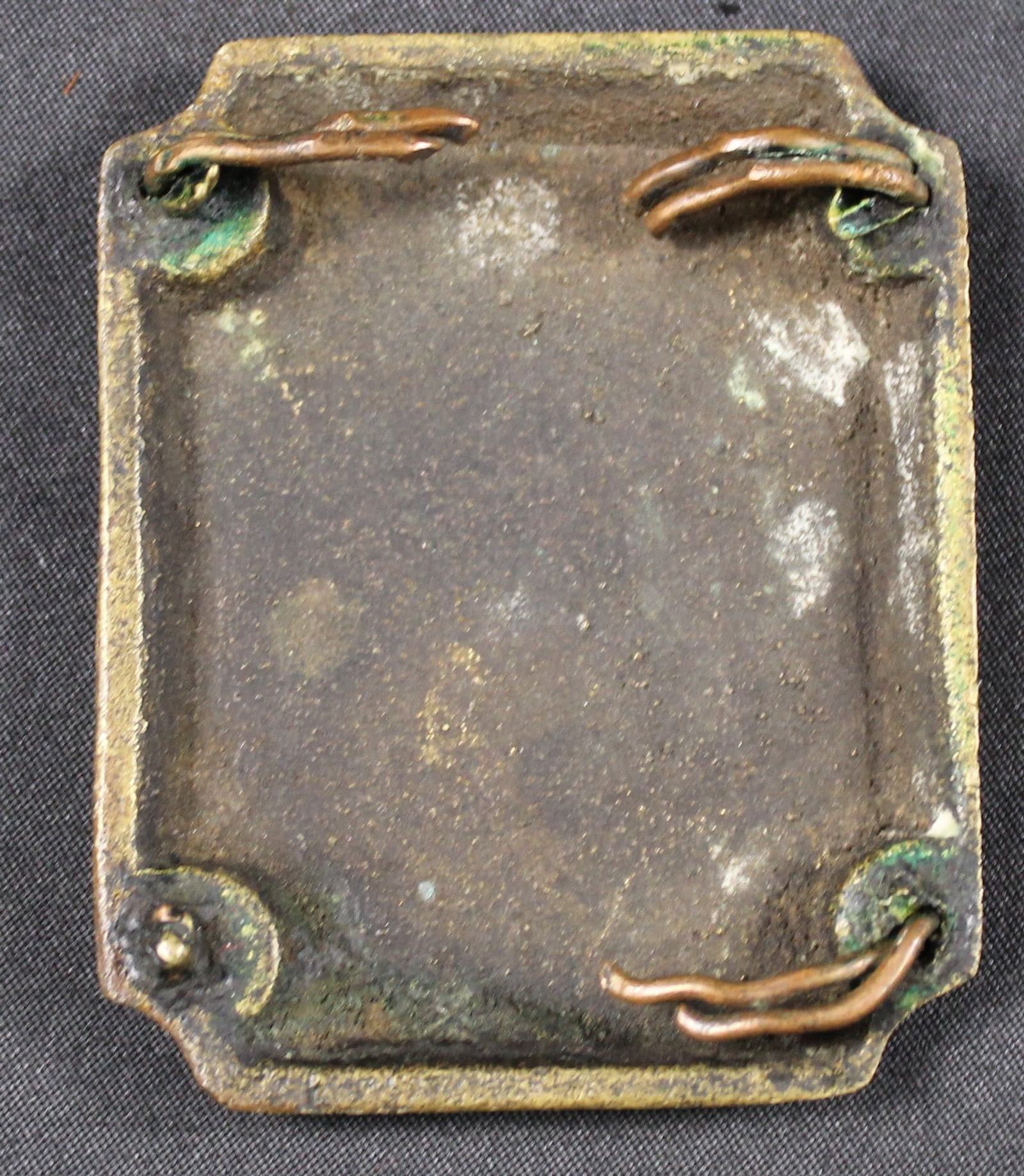 "CJ" Monogrammed Brass Belt Buckle c. American Revolutionary War (SNR) - 2