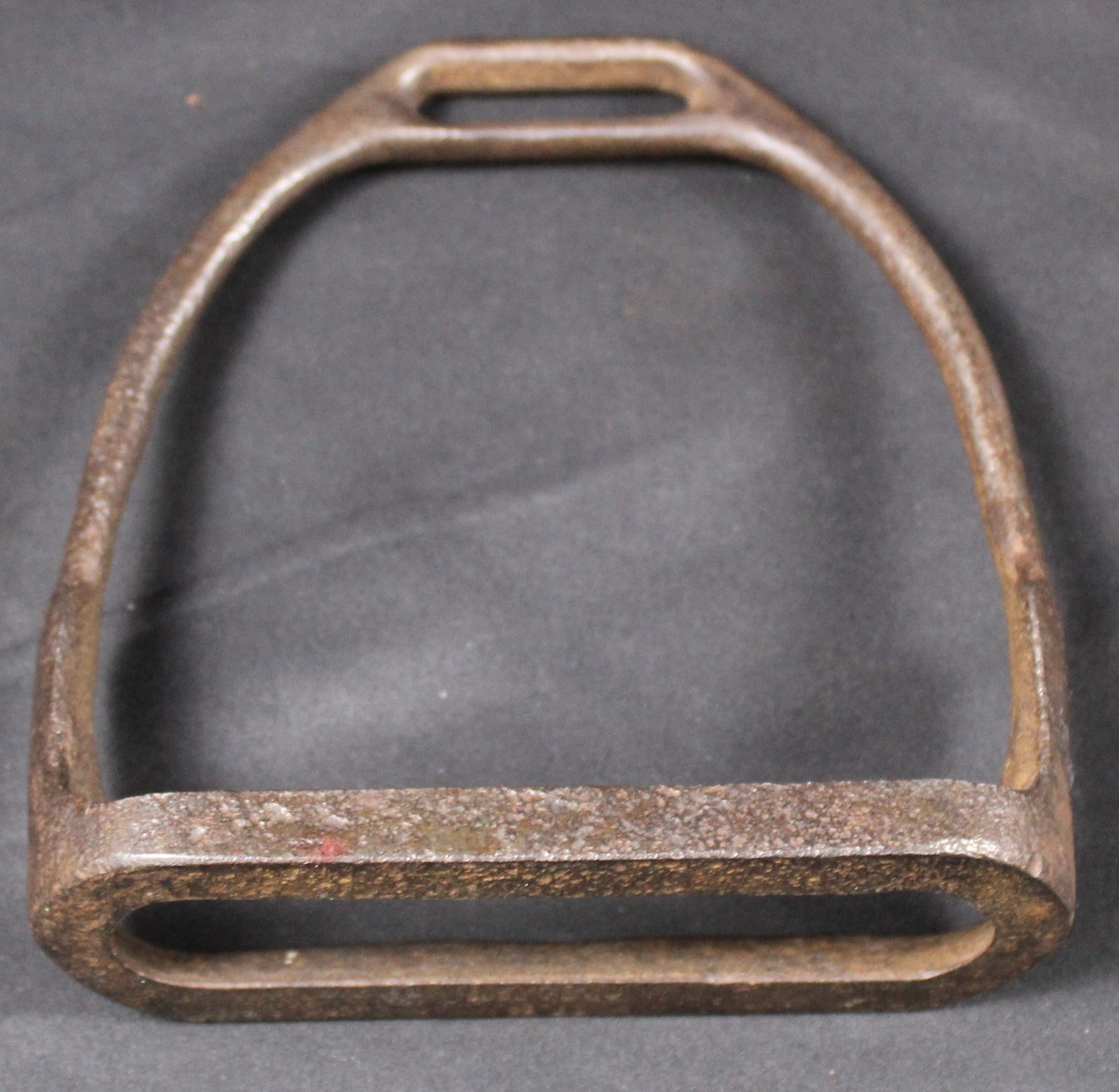 US Property Marked "AGS BROS" Cast Iron Stirrup (SNR): A vintage military collectible, most commonly associated with World War I-era US Cavalry horse tack. These stirrups were issued to the US Calvary and are frequently found stamped with "U.S." on the